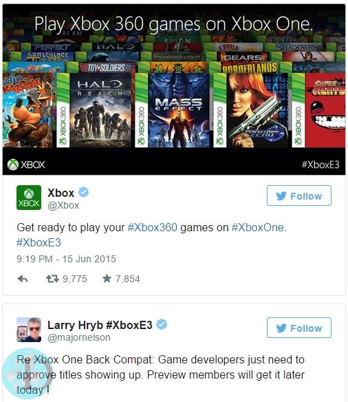 Xbox One will play Xbox 360 games 3