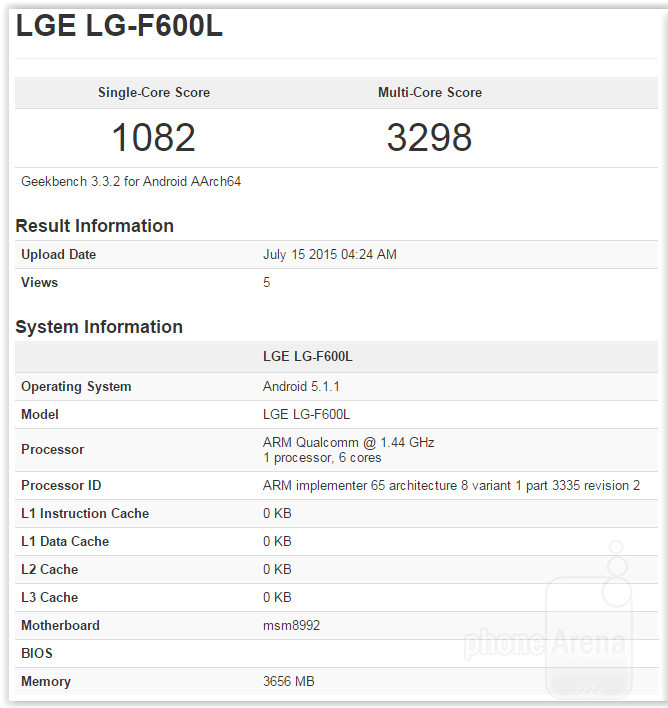  LG-G4 Pro or nexus 5 2015 benchmark leak