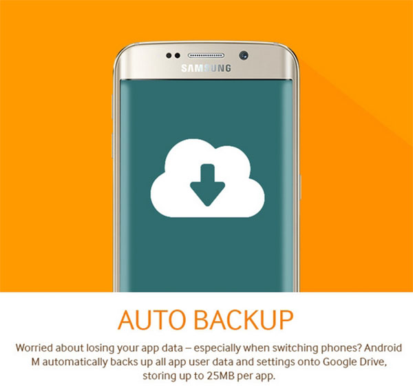 Android M Auto Backup