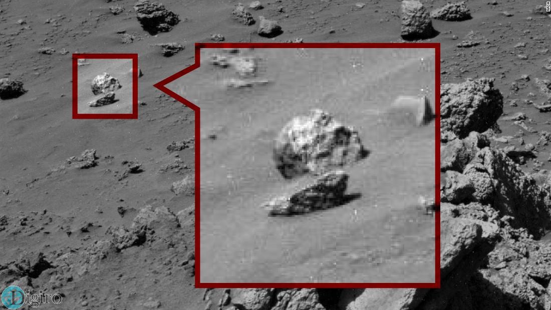 نتیجه تصویری برای جمجمه در مریخ