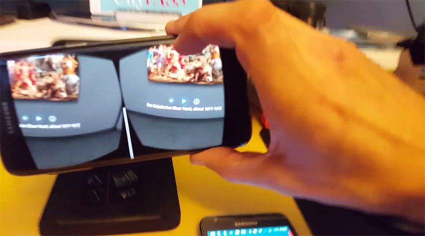 اجرای برنامه واقعیت مجازی دی دریم توسط گلکسی اس 7 اج