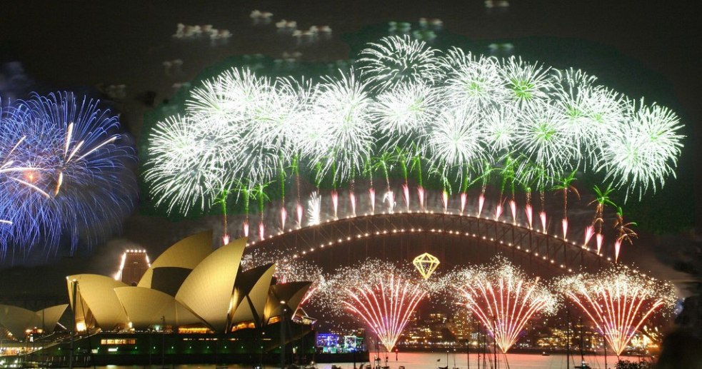 آتش بازی شب سال نو در سیدنی