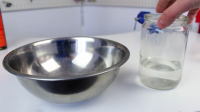 بریدن بطری شیشه‌ای با استفاده از روغن (تصویر 4)