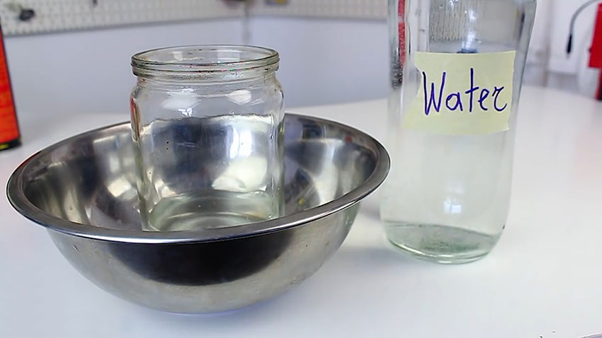 بریدن بطری شیشه‌ای با استفاده از روغن (تصویر 6)