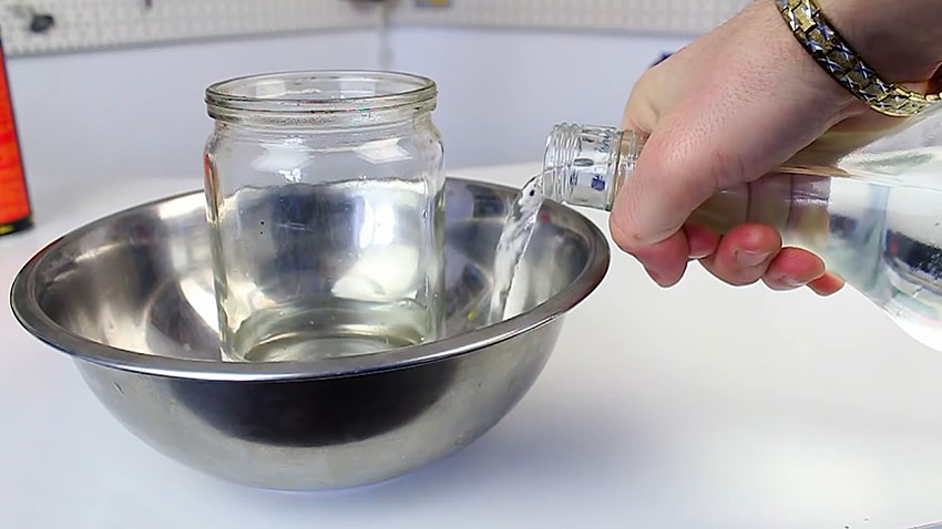 بریدن بطری شیشه‌ای با استفاده از روغن (تصویر 7)