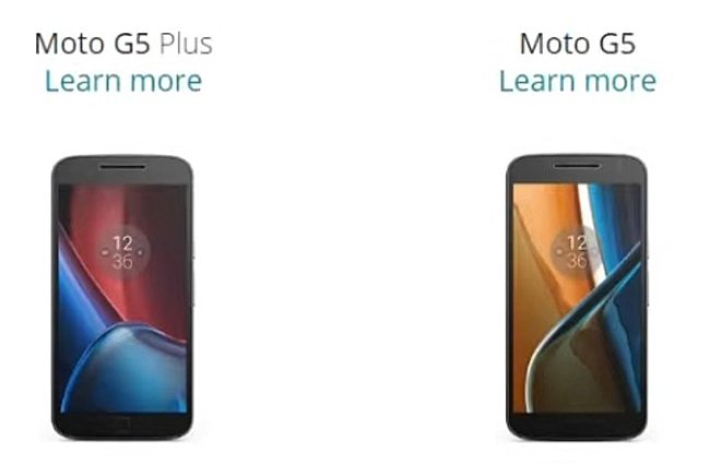 تصاویر احتمالی موتورولا Moto G5 و Moto G5 Plus