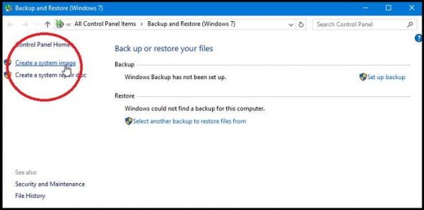 چگونه از ویندوز 10 بک آپ بگیریم و فایل ایمِیج را بازگردان کنیم
