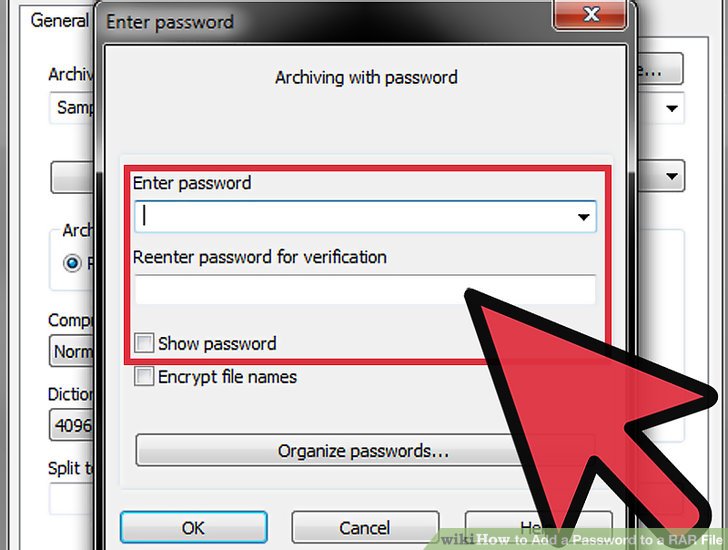 چگونه برای فایلهای زیپ شده RAR خود رمز عبور تعیین کنیم