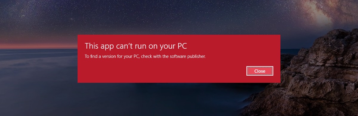this-app-cant-run-on-your-PC