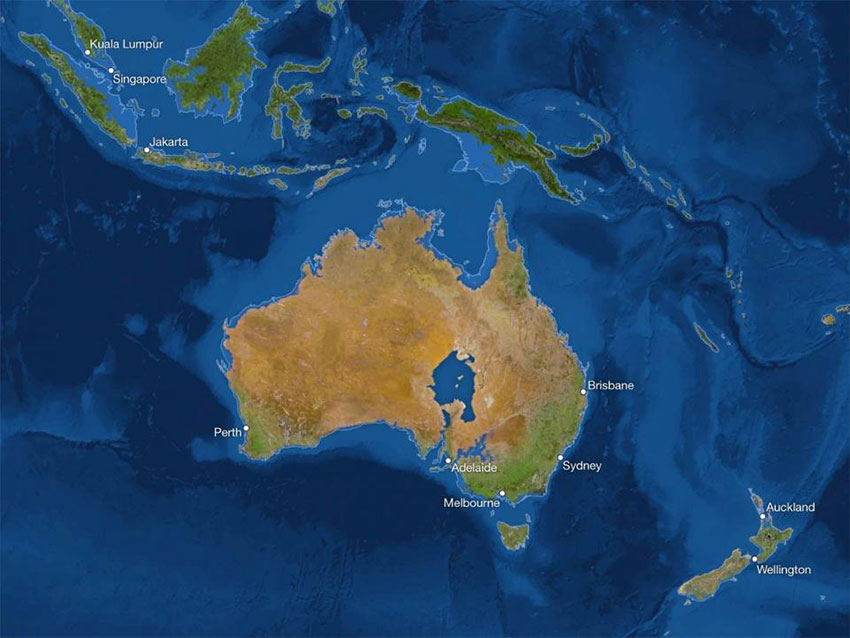 استرالیا پس از ذوب شدن یخ‌ها