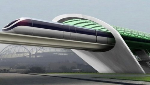 Hyperloop-Trains