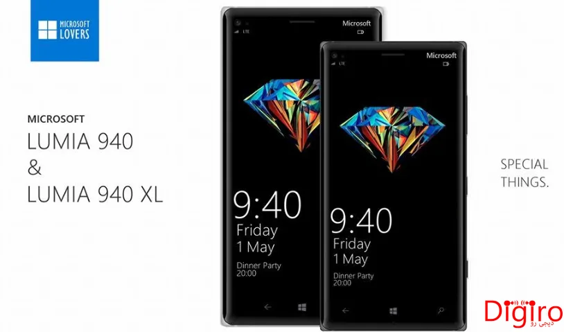 تصاویر مفهمومی رندر شده از مایکروسافت Lumia 940 و Lumia 940XL