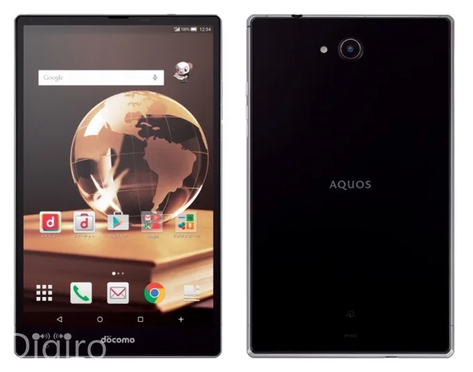 شارپ از تبلت Aquos Pad SH-05G با تراشه اسنپدراگون ۸۱۰ رونمایی کرد
