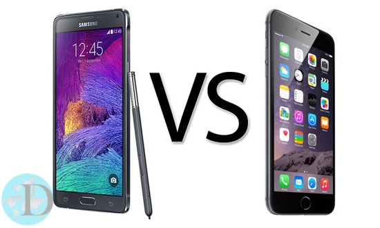 Galaxy Note-vs iPhone