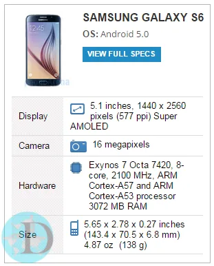 Samsung Galaxy S6