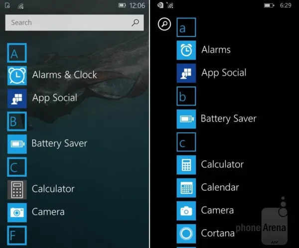 windows 10 mobile