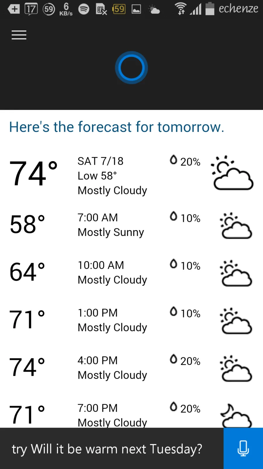 Cortana for Android