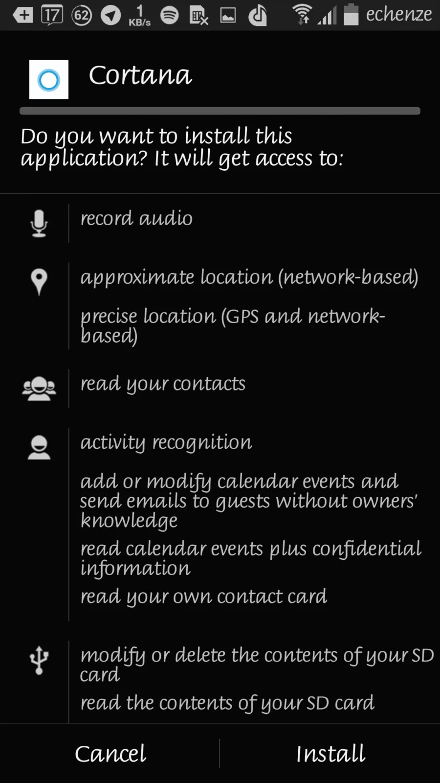 Cortana for Android