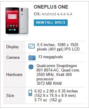 OnePlus One