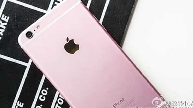 Pink iPhone 6s