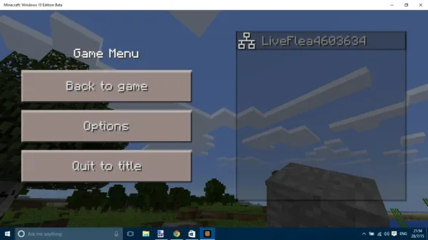 minecraft windows 10 edition