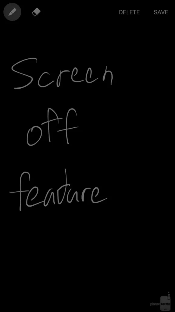 Note 5 Screen Off Feature