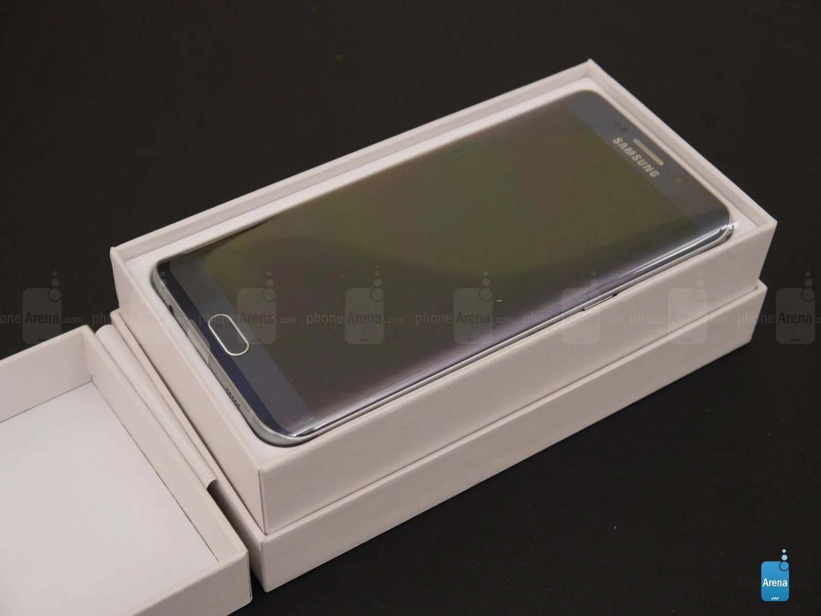 Samsung Galaxy S6 edge unboxing )