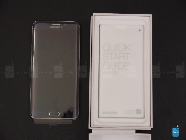 Samsung Galaxy S6 edge unboxing )