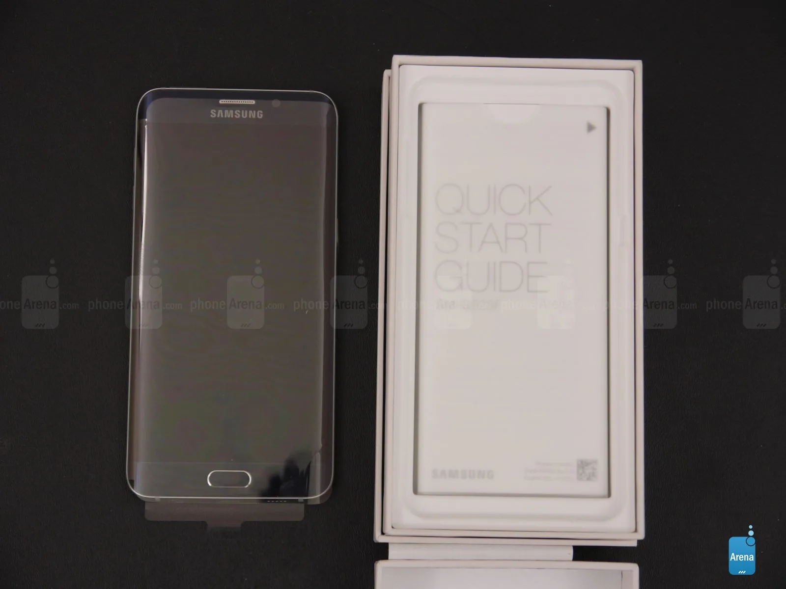 Samsung Galaxy S6 edge unboxing )