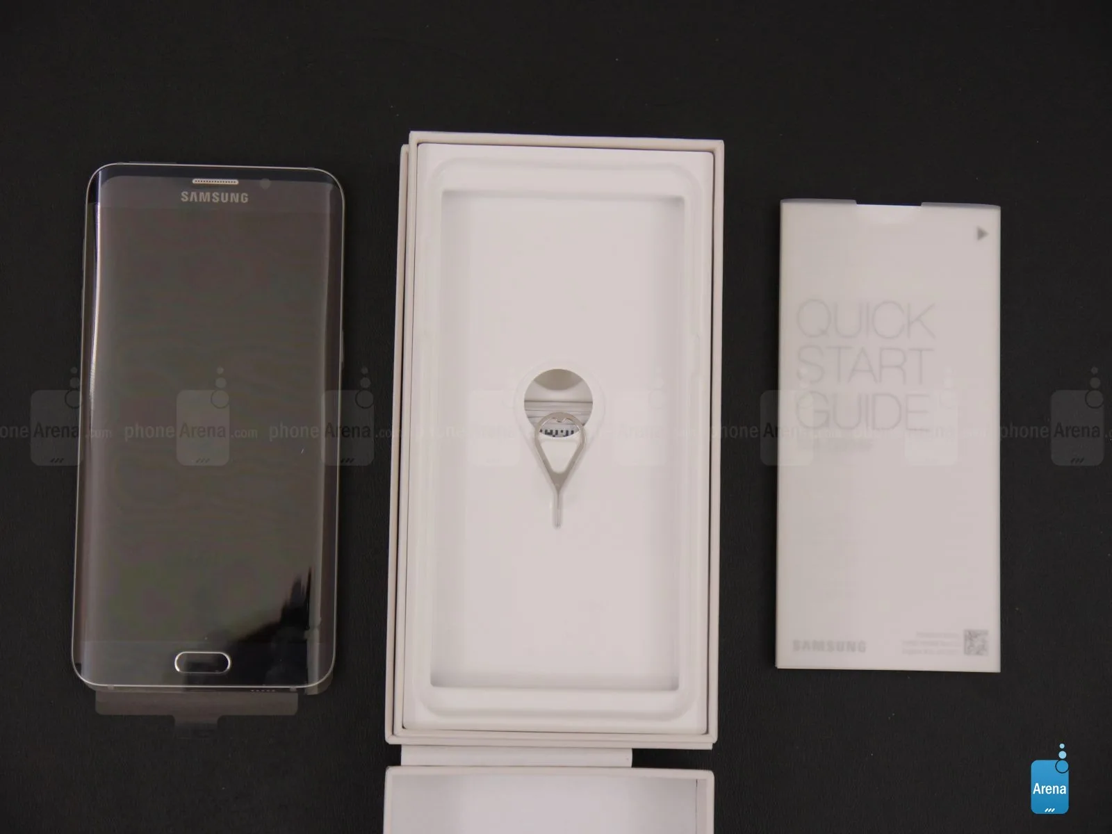 Samsung Galaxy S6 edge unboxing )