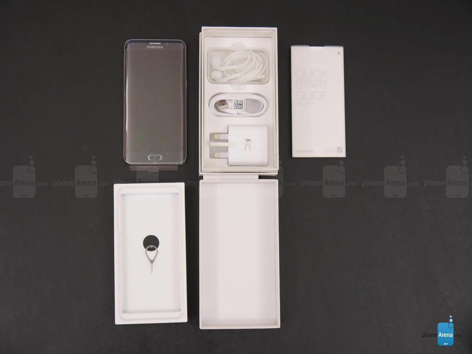 Samsung Galaxy S6 edge unboxing )