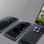 Samsung SM G9198 Android flip phone