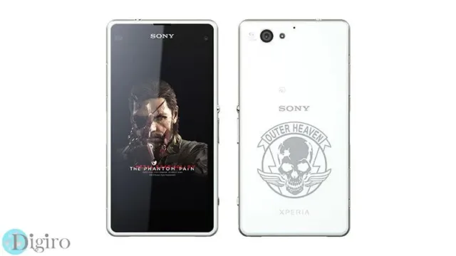 Xperia J1 Compact with Metal Gear Solid Logo