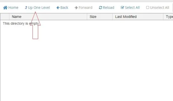 cpanel back