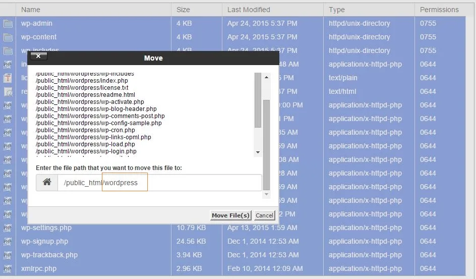 cpanel