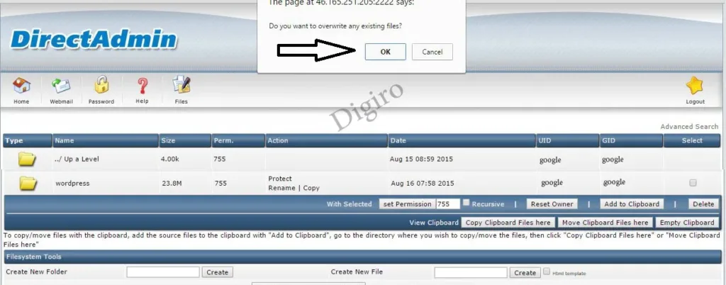 directadmin
