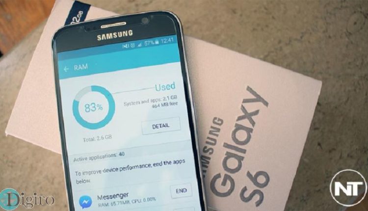 galaxy s6 edge plus memory management problem