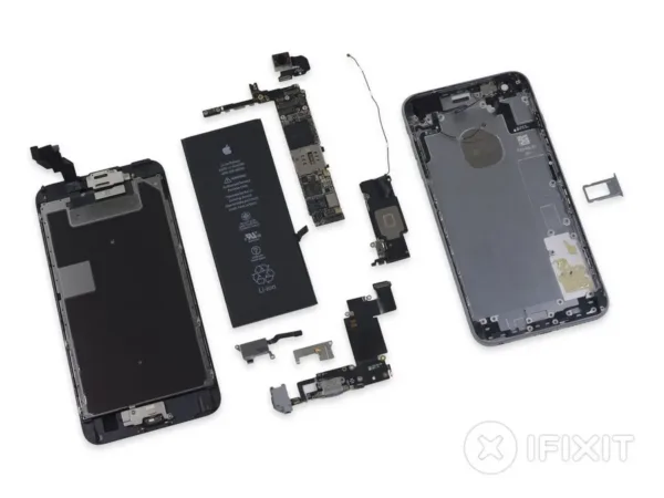 کالبدشکافی آیفون 6 اس پلاس اپل توسط iFixit