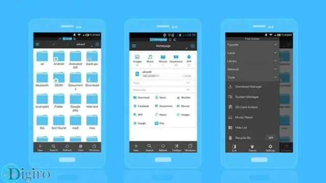بهترین اپلیکیشن های مدیریت فایل ( فایل منیجر ) اندروید