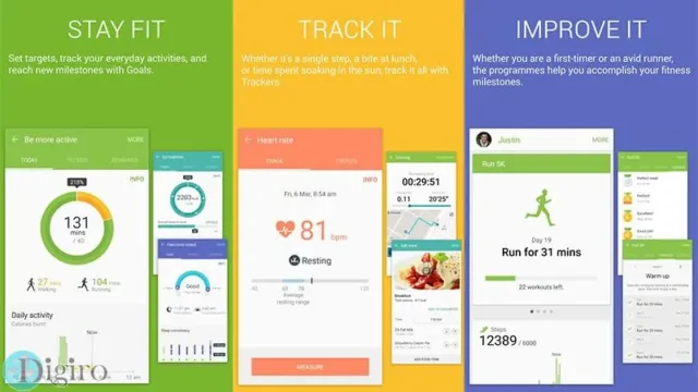 اپلیکیشن سلامتی S Health سامسونگ