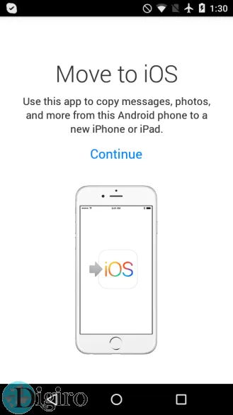 اپلیکیشن 'Move to iOS' اپل برای اندروید