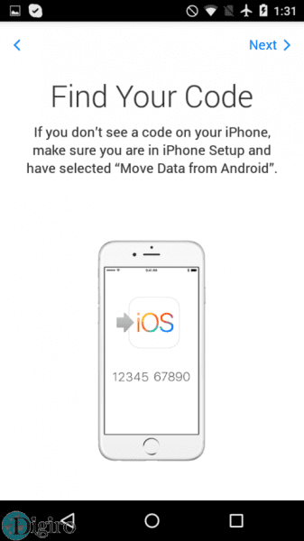 اپلیکیشن 'Move to iOS' اپل برای اندروید