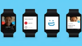 اسکایپ با پشتیبانی از اندروید پوشیدنی (Android Wear)