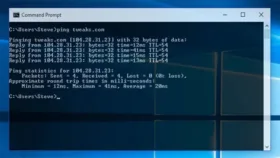 کپی در Command Prompt ویندوز ۱۰