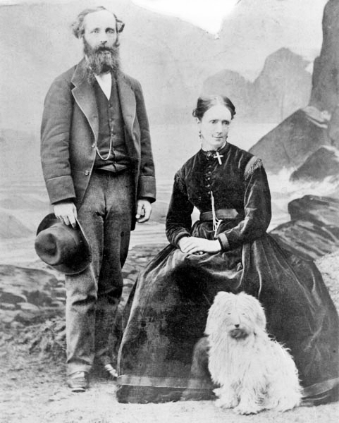 جیمز کلرک ماکسول و همسرش کاترین در سال ۱۸۶۹