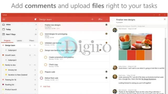 اپلیکیشن Todoist ویندوز ۱۰