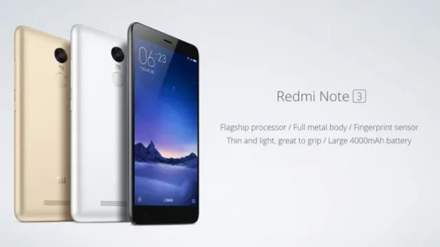 XIAOMI REDMI Note 3