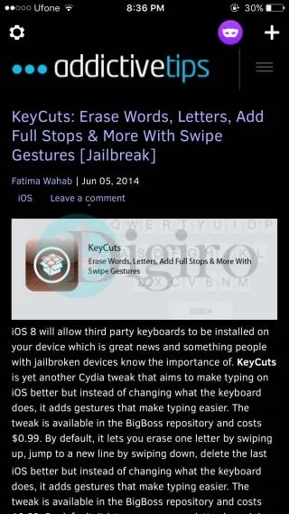 نسخه iOS مرورگر فایرفاکس 