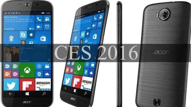 ایسر Liquid Jade Primo معرفی شد؛ یک گوشی پرچمدار ویندوزی