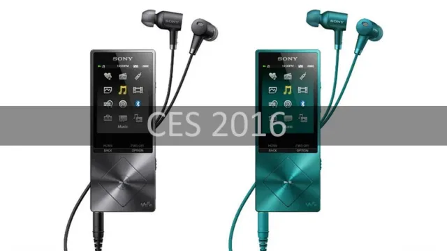 واکمن سونی A26 در CES 2016